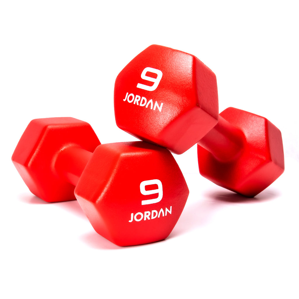 Håndvægte 9 0 Kg Gul  Jordan Neopren  Sæt