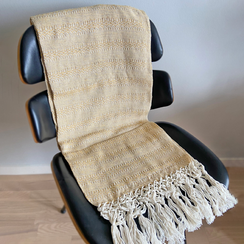 Rebozo Tørklæde Emma Gul Grå