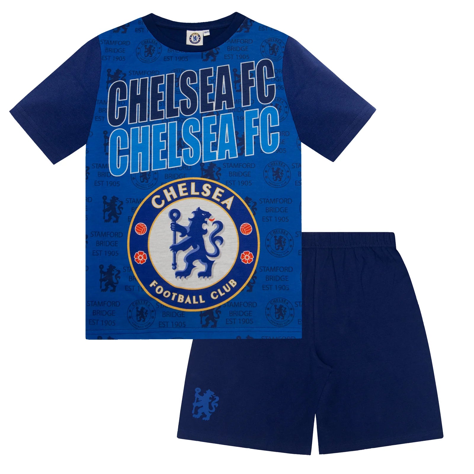 Chelsea Pyjamas Kort Sæt 4 5 år