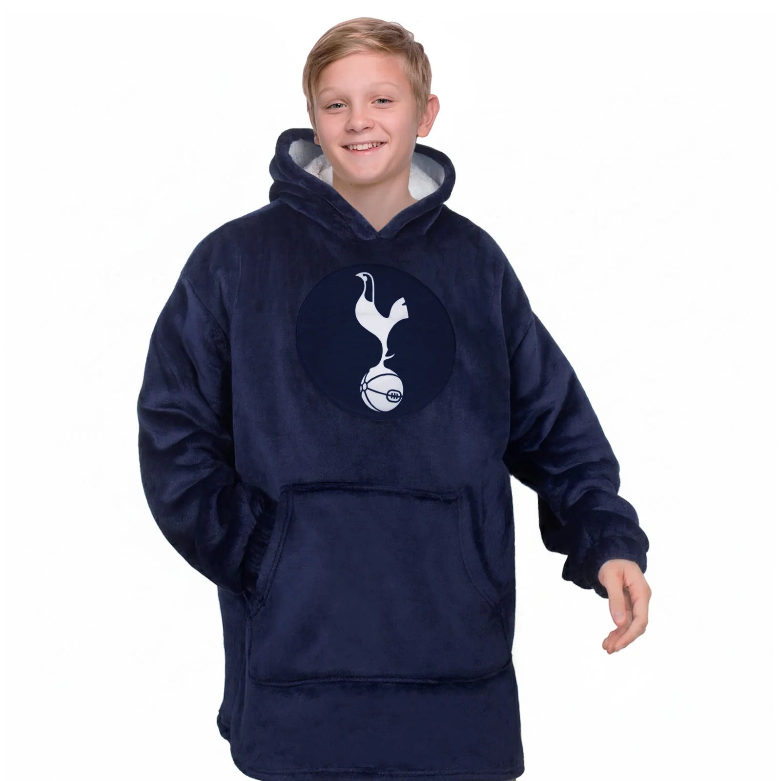 Officiel Tottenham Hotspur Oversized Hoodie Tæppe Til Børn   6 10 år