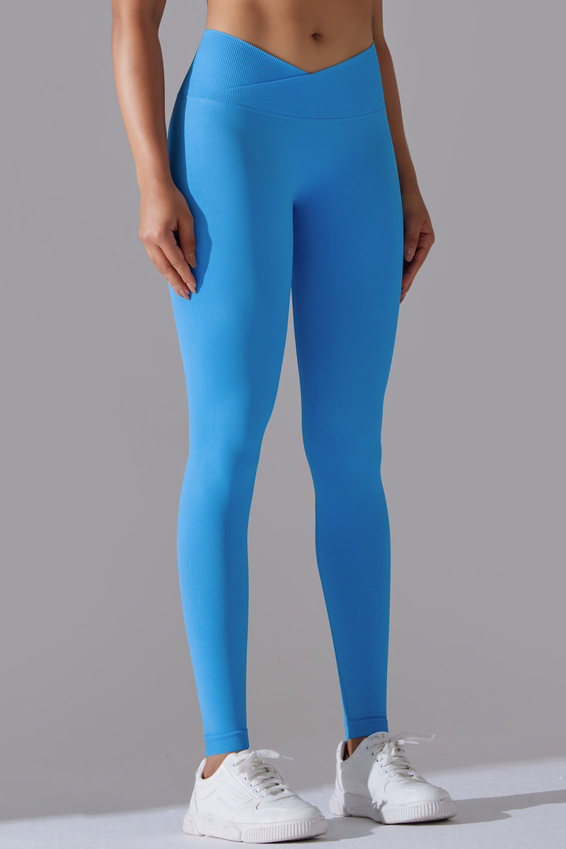 Zencurve V Shaped Leggings Blue   Small   Blue