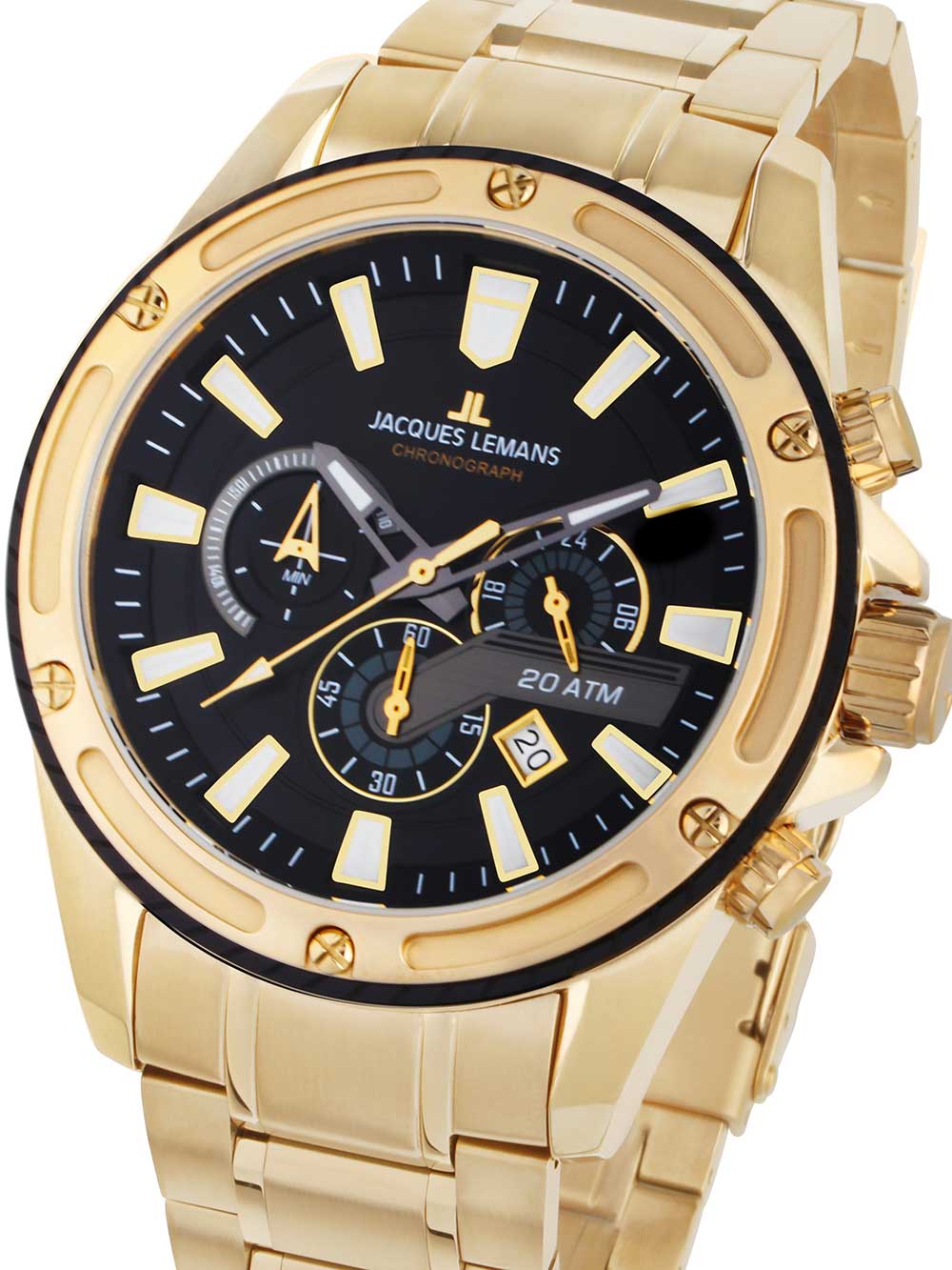 Jacques Lemans 1 2141j Herreur Liverpool Chronograph