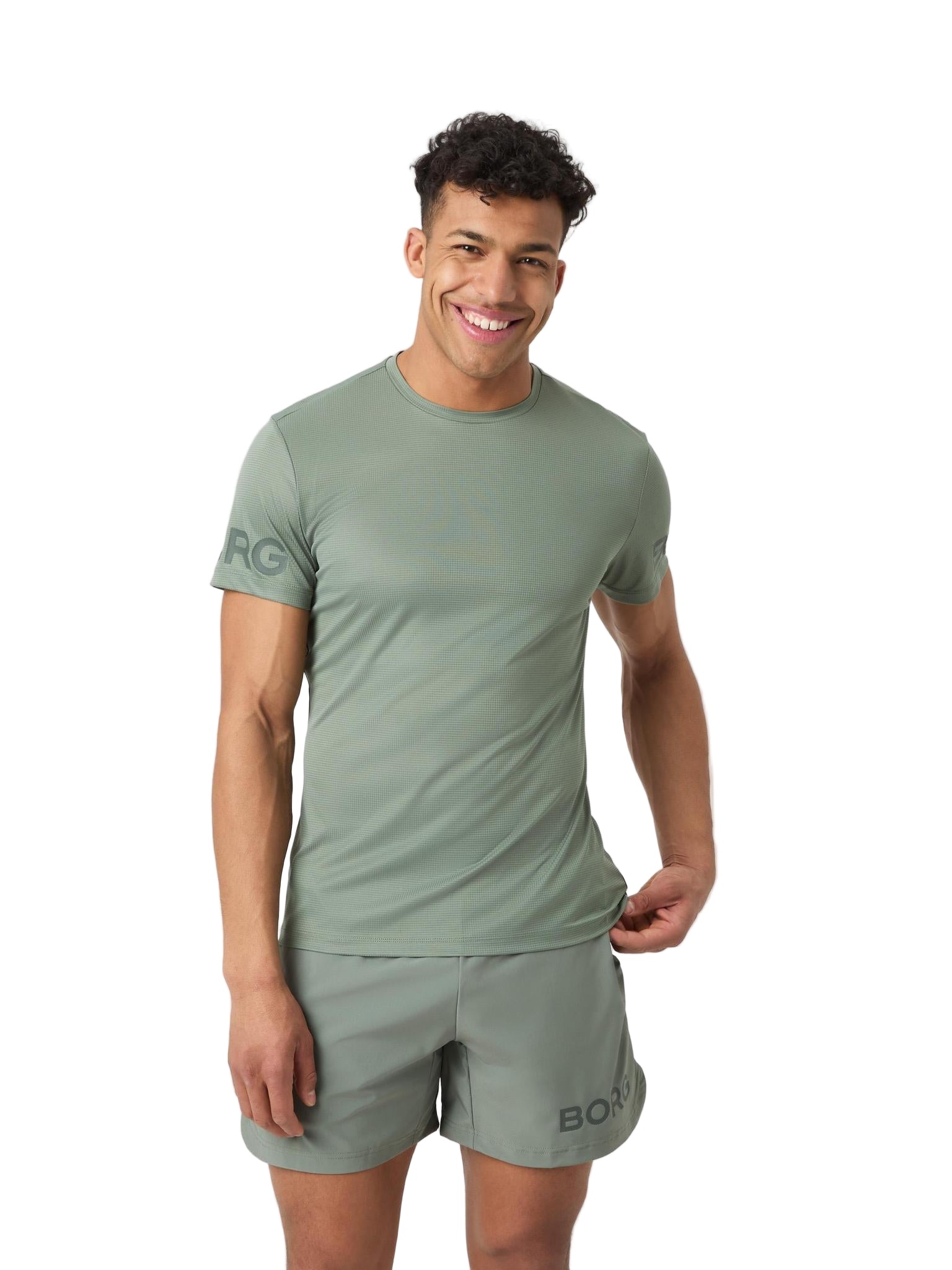 Bj? Rn Borg Borg Light T Shirt  Agave Green    M