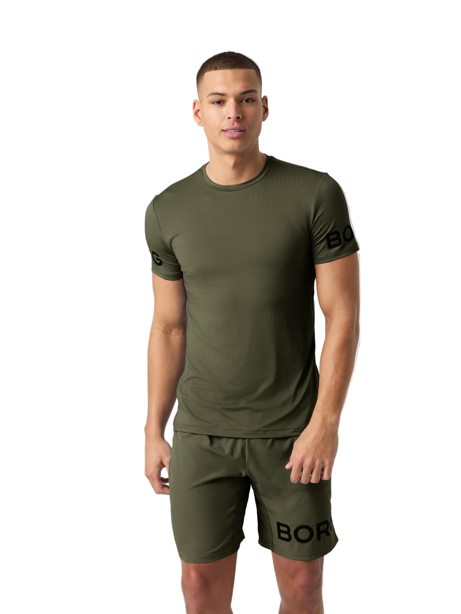 Bj? Rn Borg Borg T Shirt  Army    S