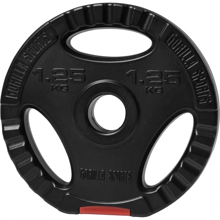 Vægtskive Med Greb I Hård Plast 1 25 Kg  30 Mm