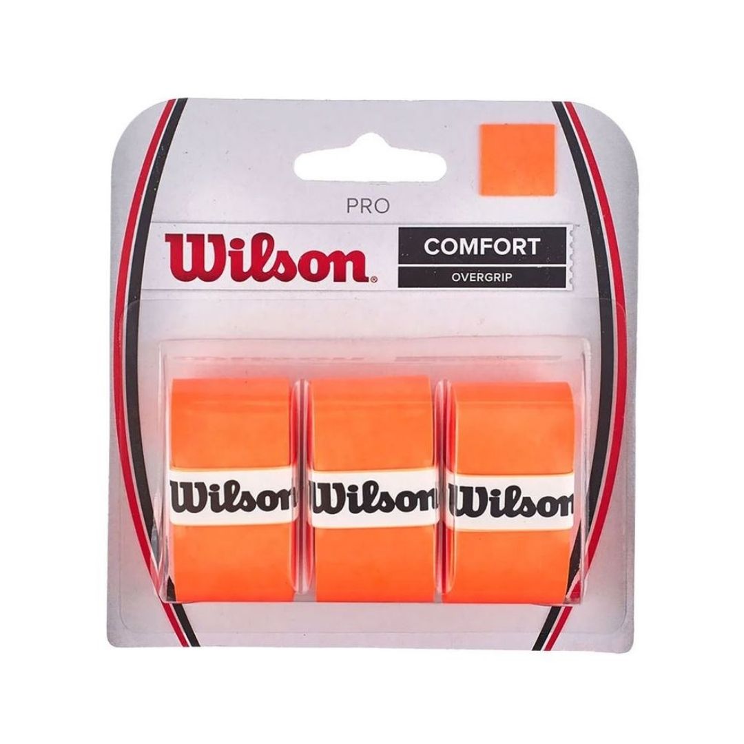 Wilson Pro Overgrip  3 Pak  Burn
