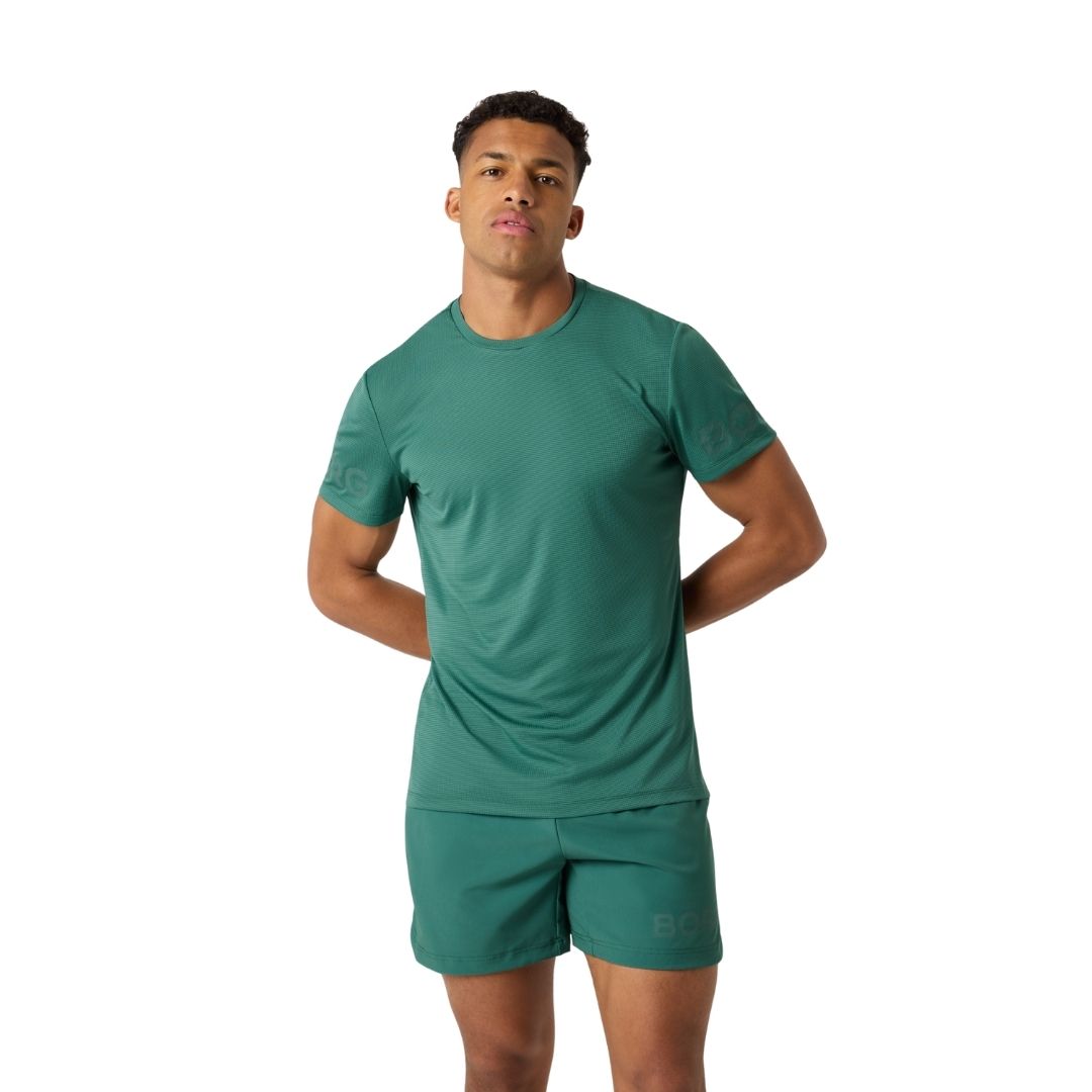 Bj? Rn Borg Light T Shirt  Mallard Green    S