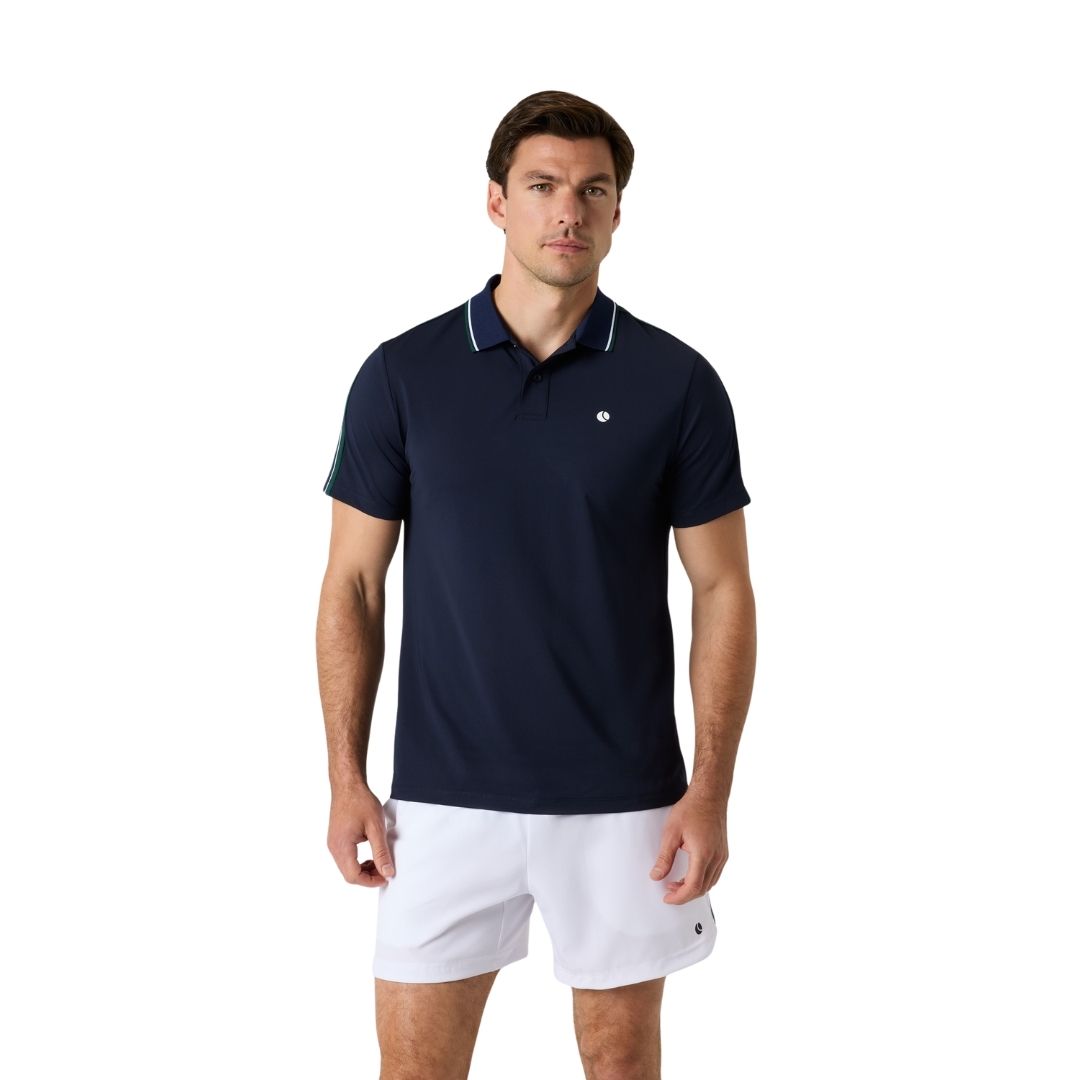 Bj? Rn Borg Ace Retro Polo Shirt  Night Sky    S