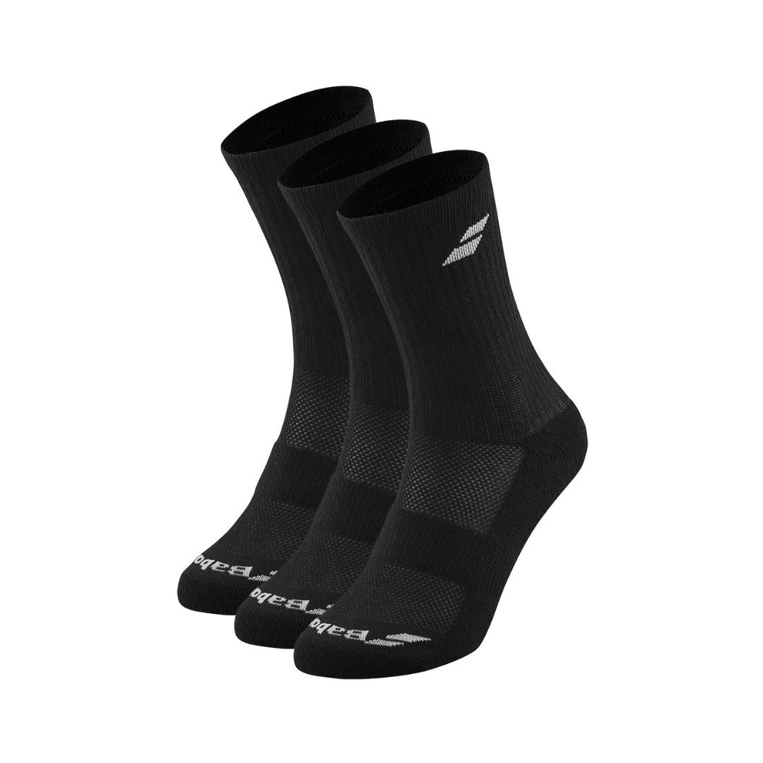 Babolat Strømper 3 Pak  Black Black    35 38