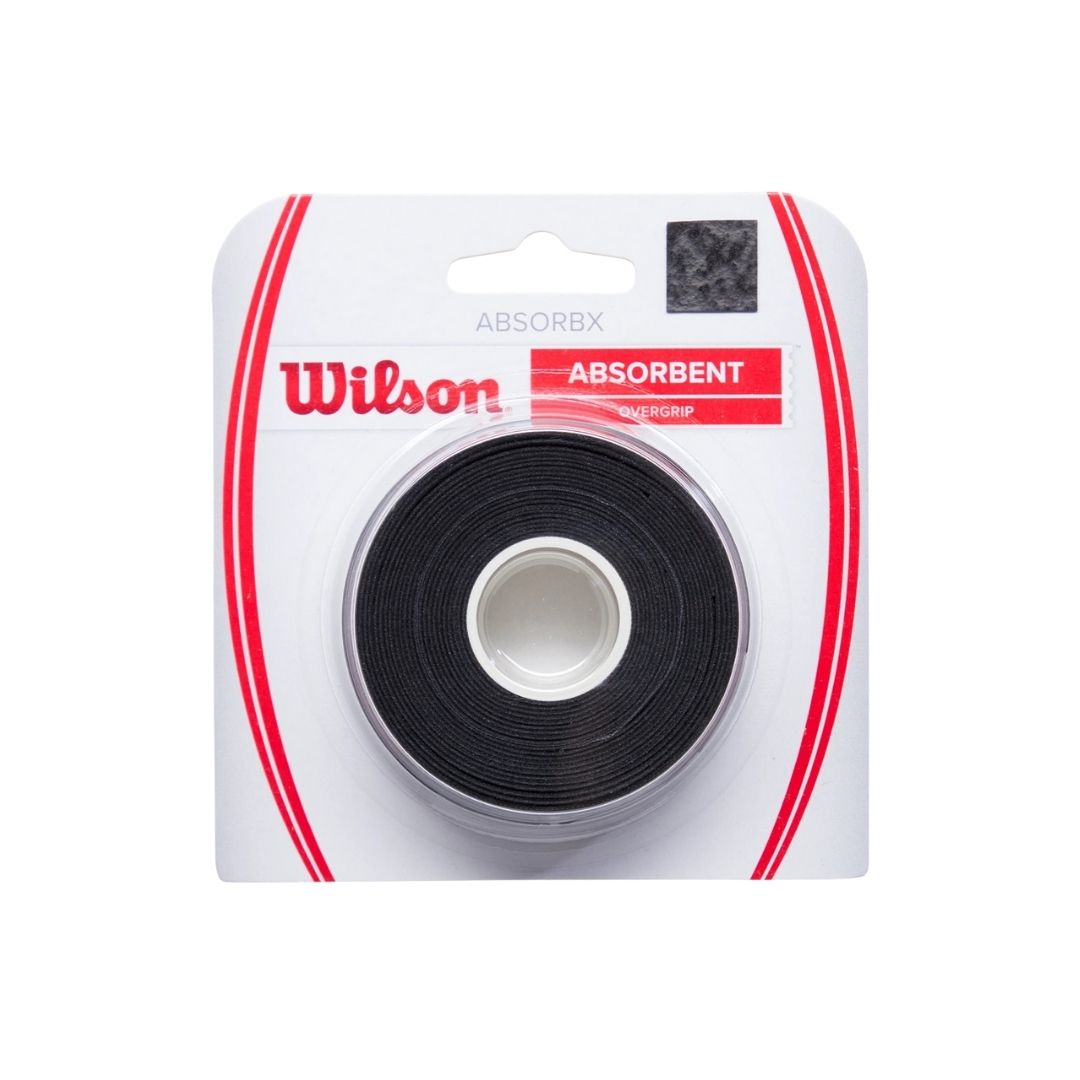 Wilson Absorbx Overgrip  3 Pak  Black