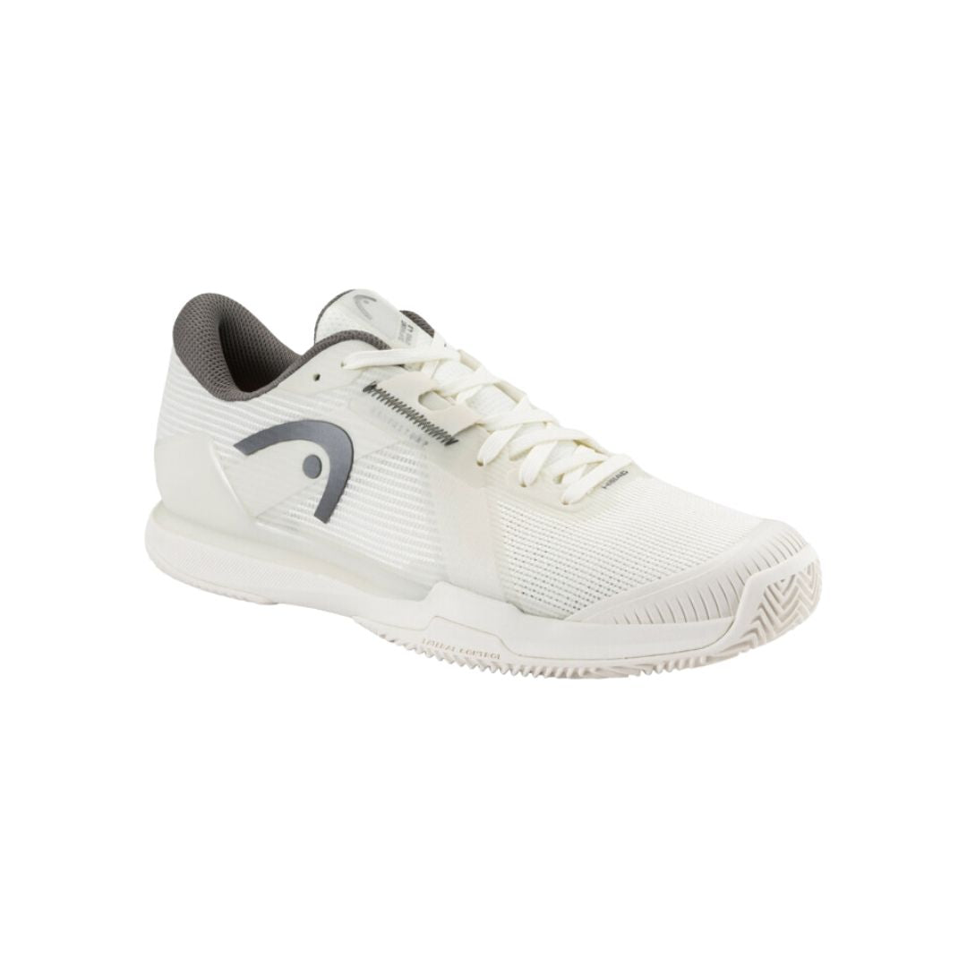 Head Sprint Pro 4 0 Clay Men  Chalk White Dark Grey    40 5