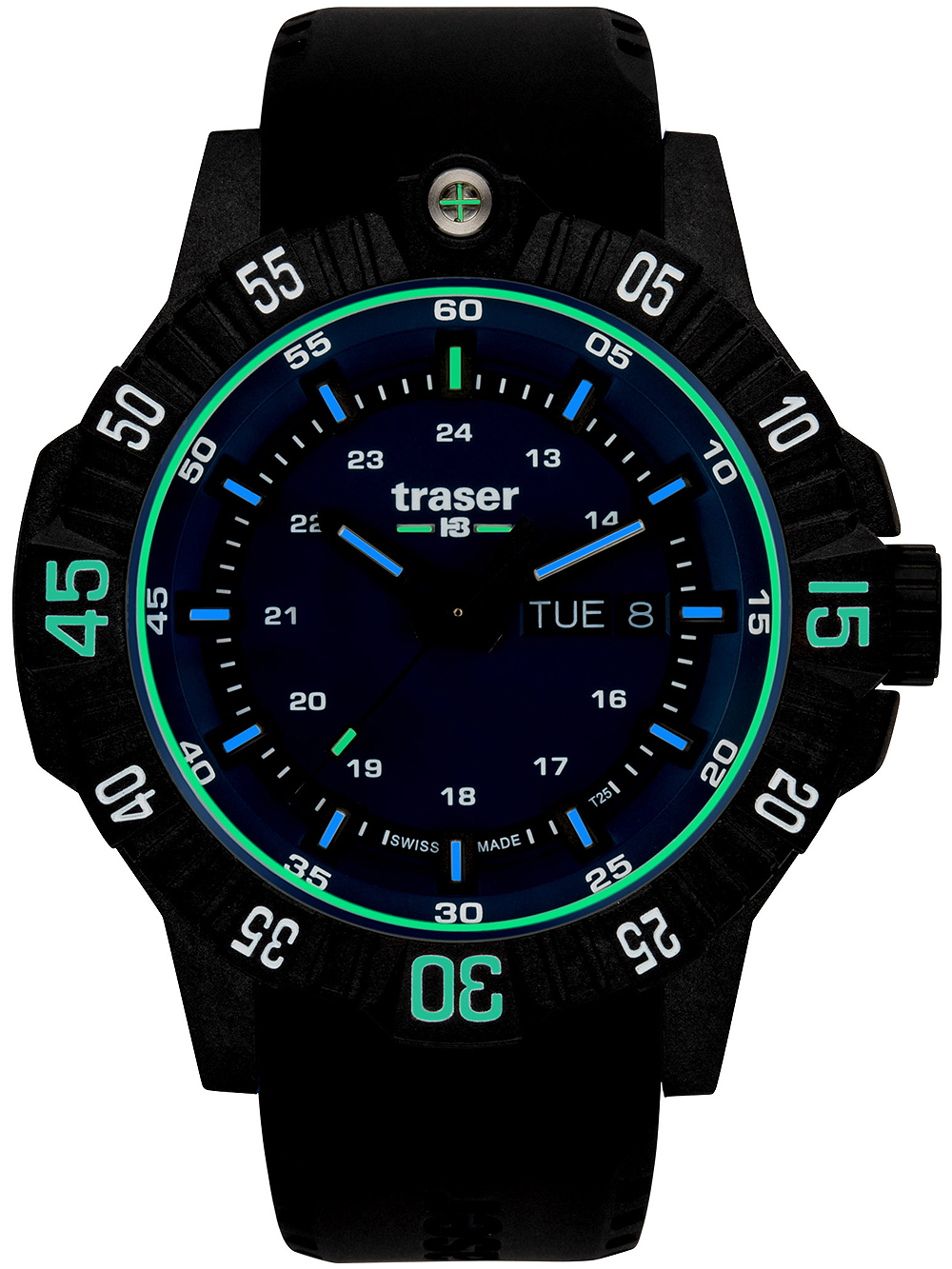 Traser 110725 Herreur P99 Q Tactical Ur Med Gummirem