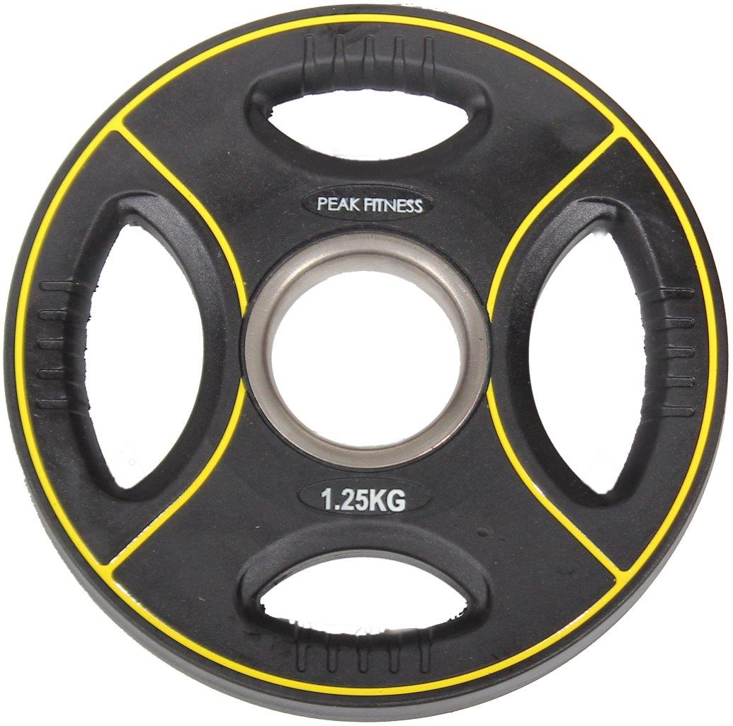 Peak Fitness    50 Mm Vægtskive Poly Urethane   1 25 Kg