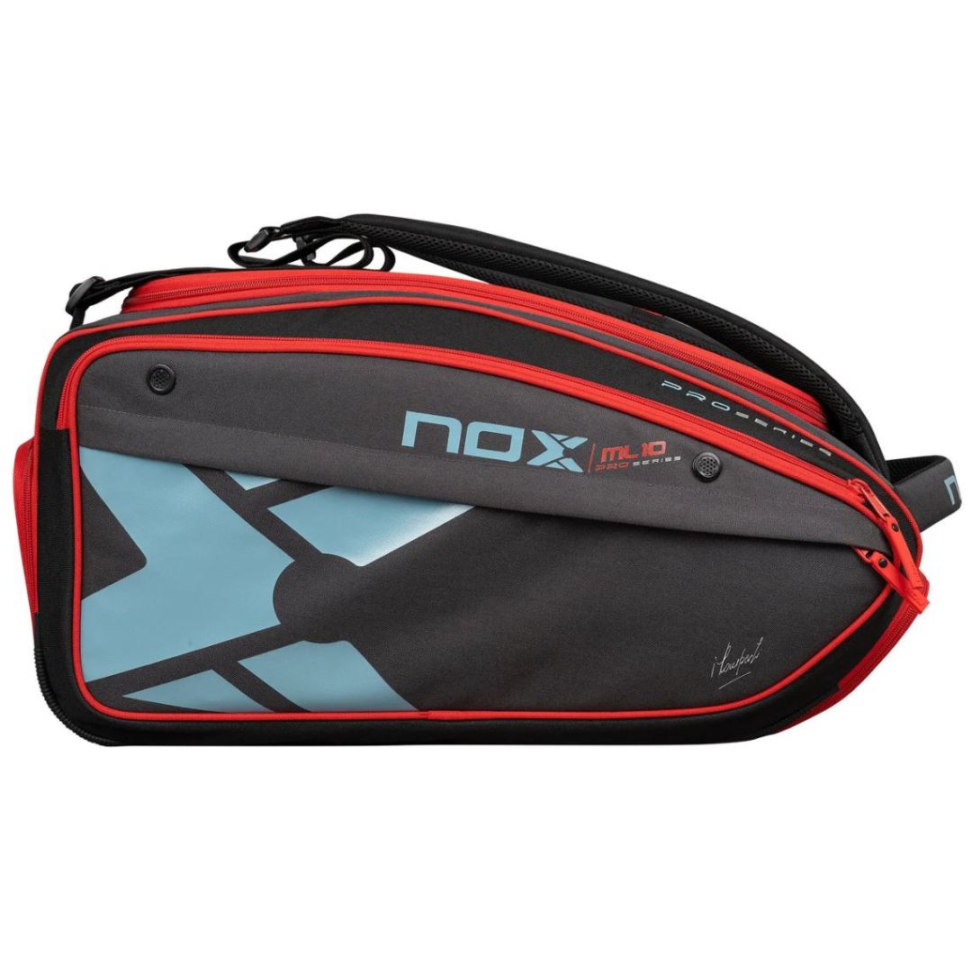 Nox Ml10 Competition Xl Compact Padeltaske  Black Red