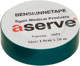 Aserve Grøn Sportstape til Benskinner - Optimal Støtte!