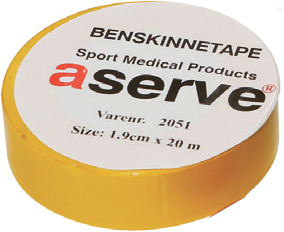 Aserve Sportstape til Benskinne – Gul Tilbud!