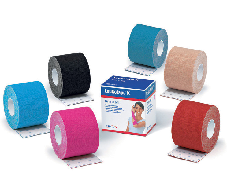 BSN Kinesiologi Tape 5 cm x 5 m – Optimal Støtte i Sort