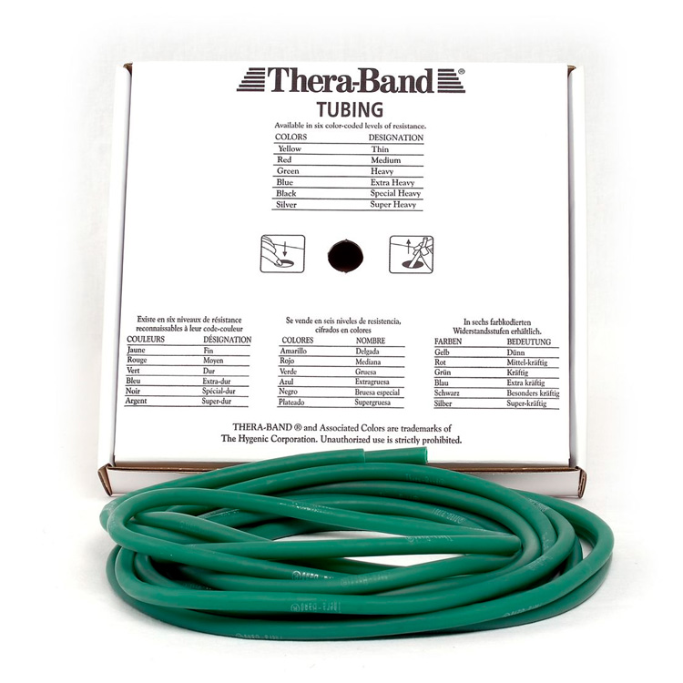 Thera-Band Grøn Træningselastik 7,5 m - Niveau 3 Tilbud!