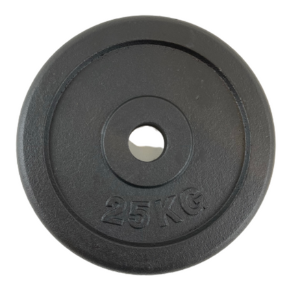 Vægtskive Sort Metal  50 Mm    15 Kg  Restsalg