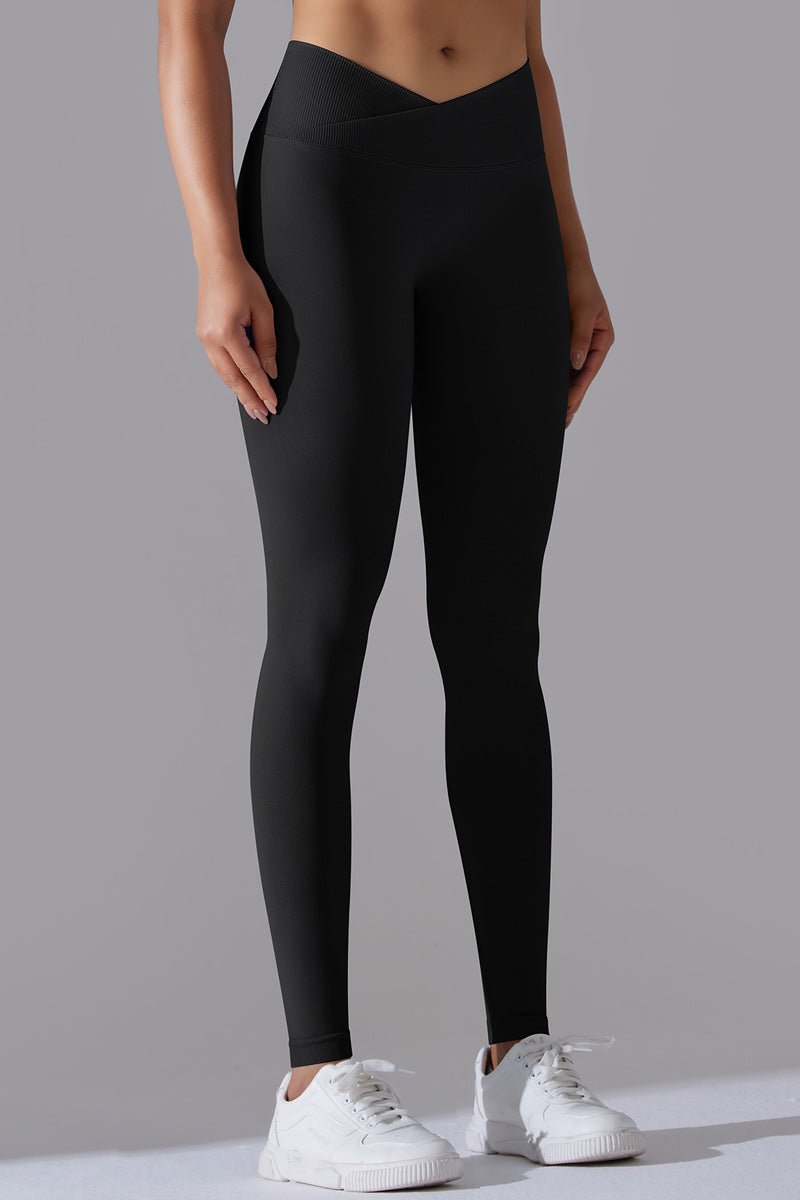Zencurve V Shaped Leggings Black   Small   Black