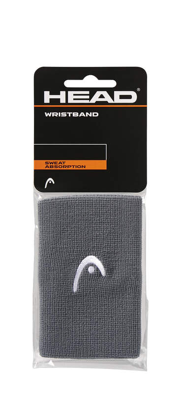 Head Wristband 5 Quot Anthracit Grå