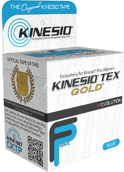 Kinesio Tape Gold Blå - Optimal støtte til din træning!