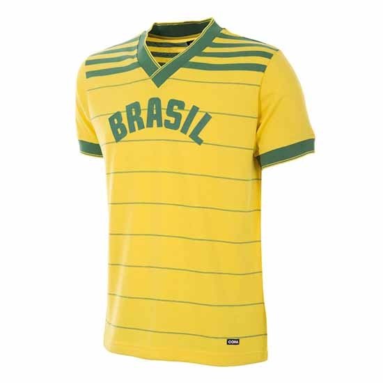 Brazil 1984 Retro Football Shirt     In Stock S