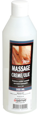 Aserve Massagecreme 500 ml – Hurtigere restitution efter træning!