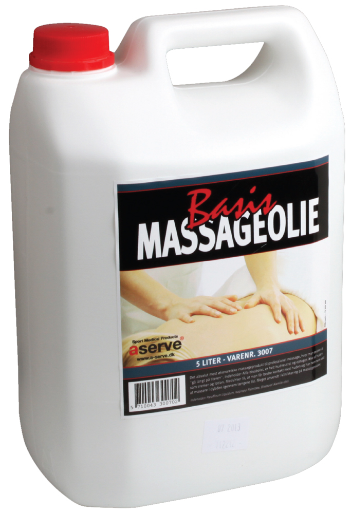 Aserve Massageolie Basis 5 Liter – Luksus Spa derhjemme!