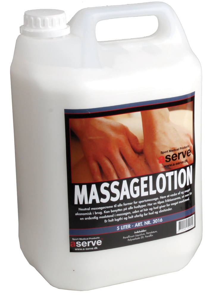 Aserve Massageolie 5 Liter – Perfekt til afslappende massage!