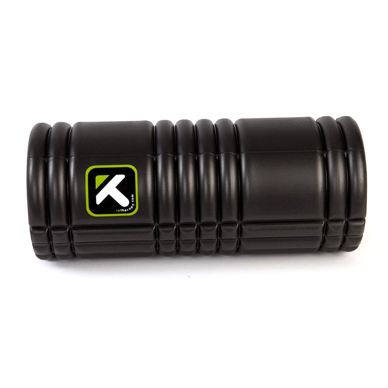 The Grid Foamroller  Sort   30 X 14 Cm