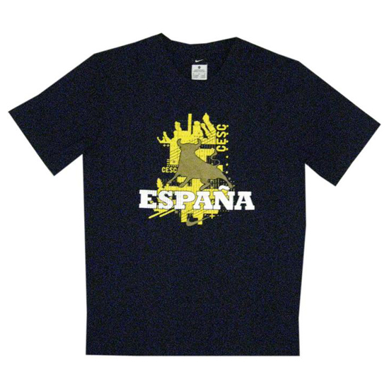 Spanien T Shirt Cesc 10 Vm 2010 Fabregas 10   Mørkeblå S