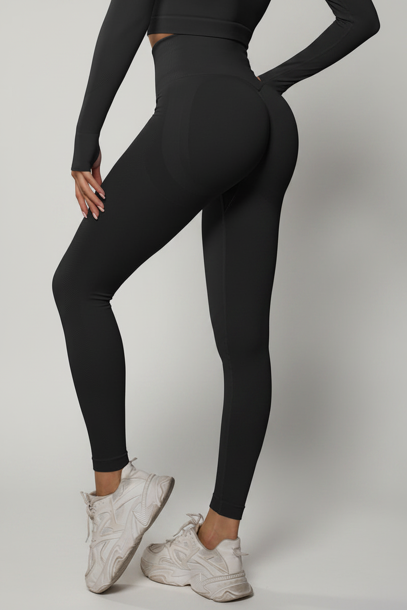 Bodycurve Scrunch Tights     Black   Small   Black