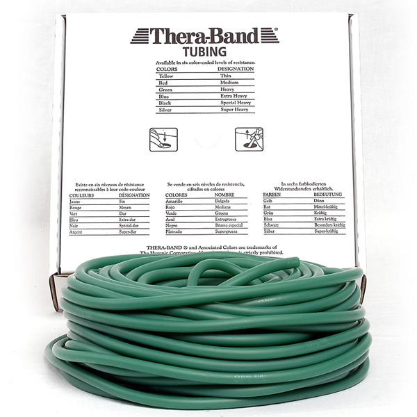Thera Band Tubing  Grøn   30 5 M   Middel