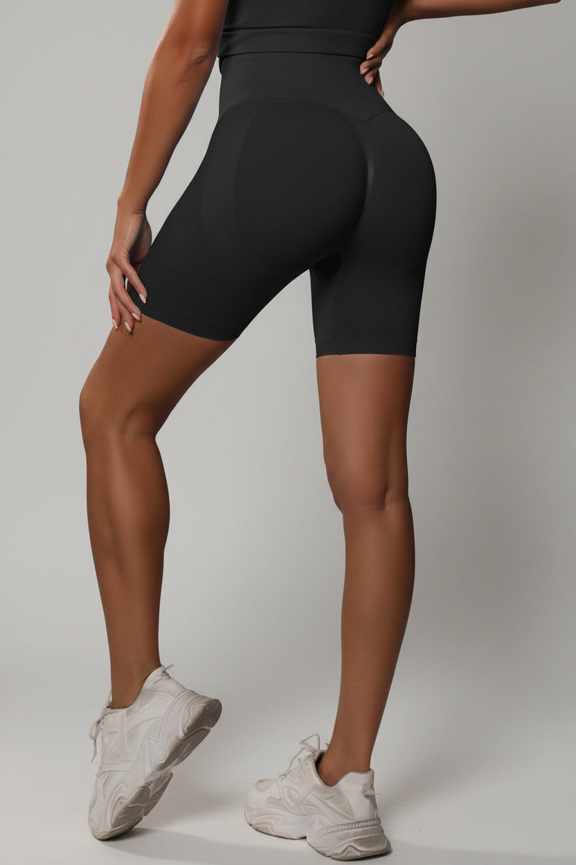 Bodycurve Scrunch Shorts     Black   Small   Black