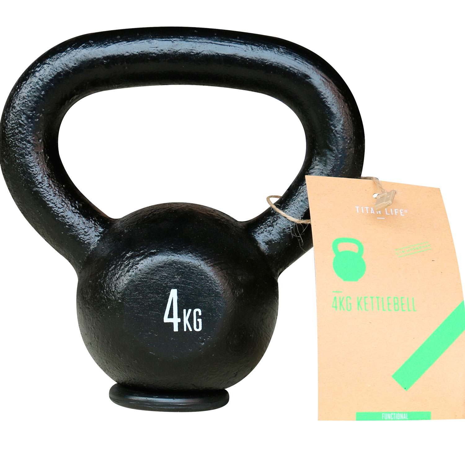 Titan Life Kettlebell 4 kg – Effektiv træning hjemme!