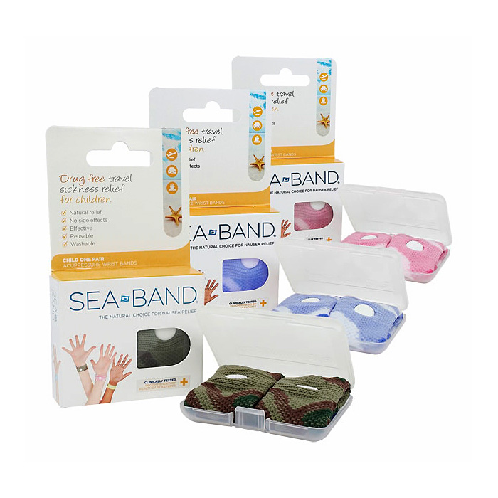 Sea Band Akupressurarmbånd  Børn   Army
