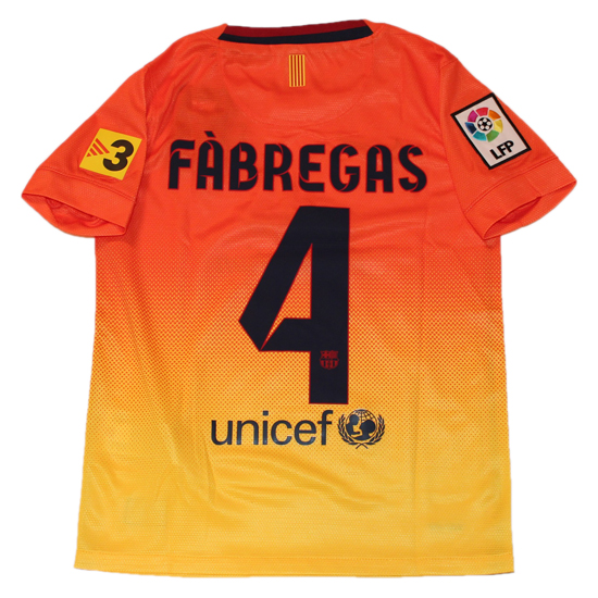 Barcelona Away Jersey 2012 13   Fab 4 Ym   137 147