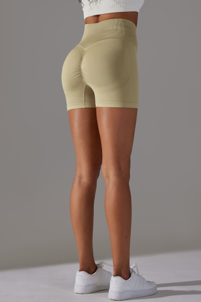 Performancepro Scrunch Shorts Khaki   Small   Khaki