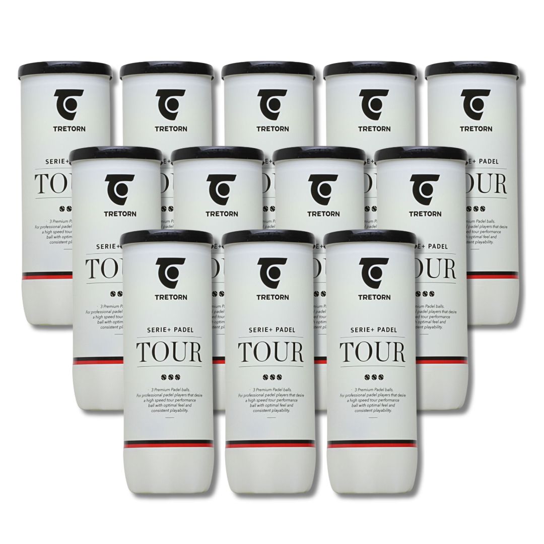 12 Rør Tretorn Serie  Tour Padelbolde