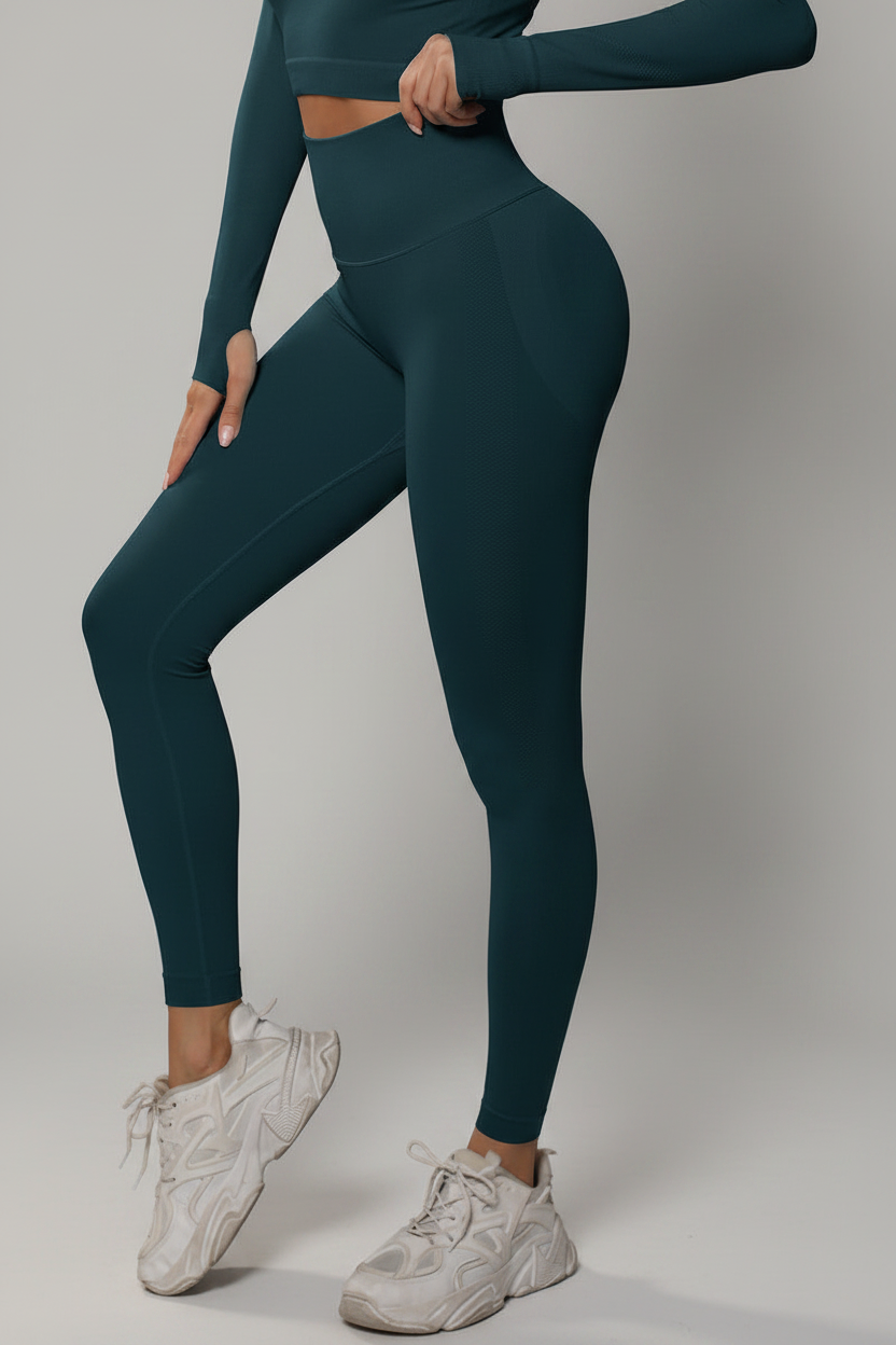 Bodycurve Scrunch Tights     Bluegreen   Small   Bluegreen