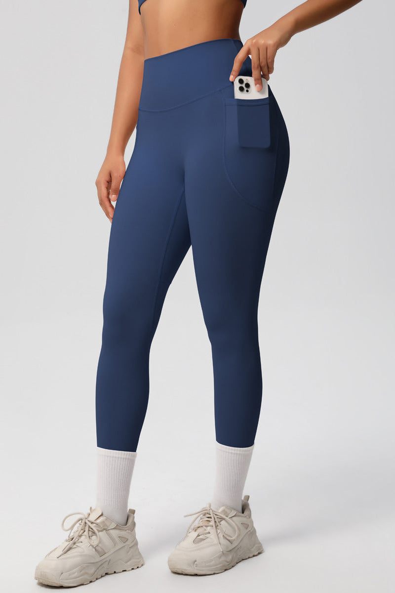 Lea Tights Med Lommer   Navy   Small   Navy