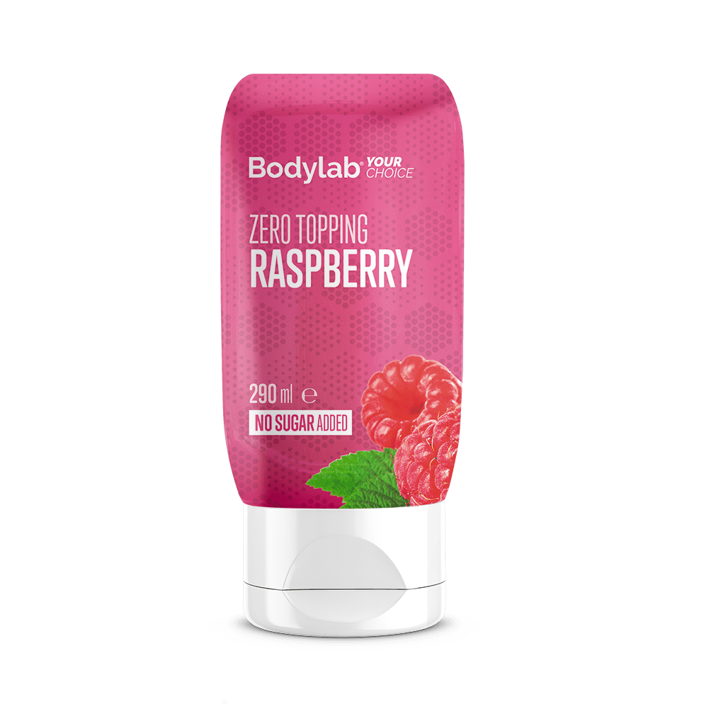 Bodylab Zero Topping Hindbær 290ml – Sukkerfri Delikatesse!