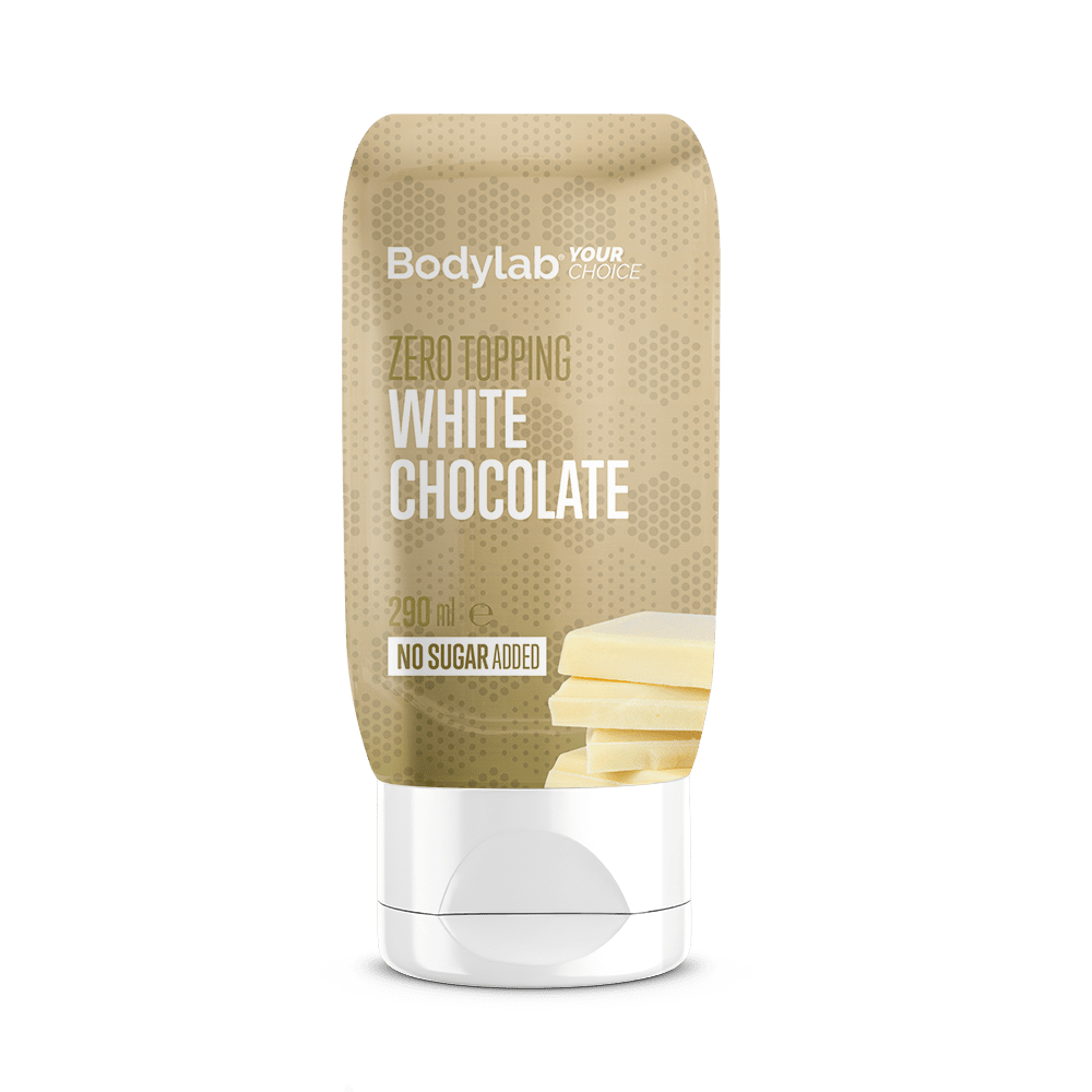 Bodylab Zero Topping Hvid Chokolade – Kaloriefri Forkælelse