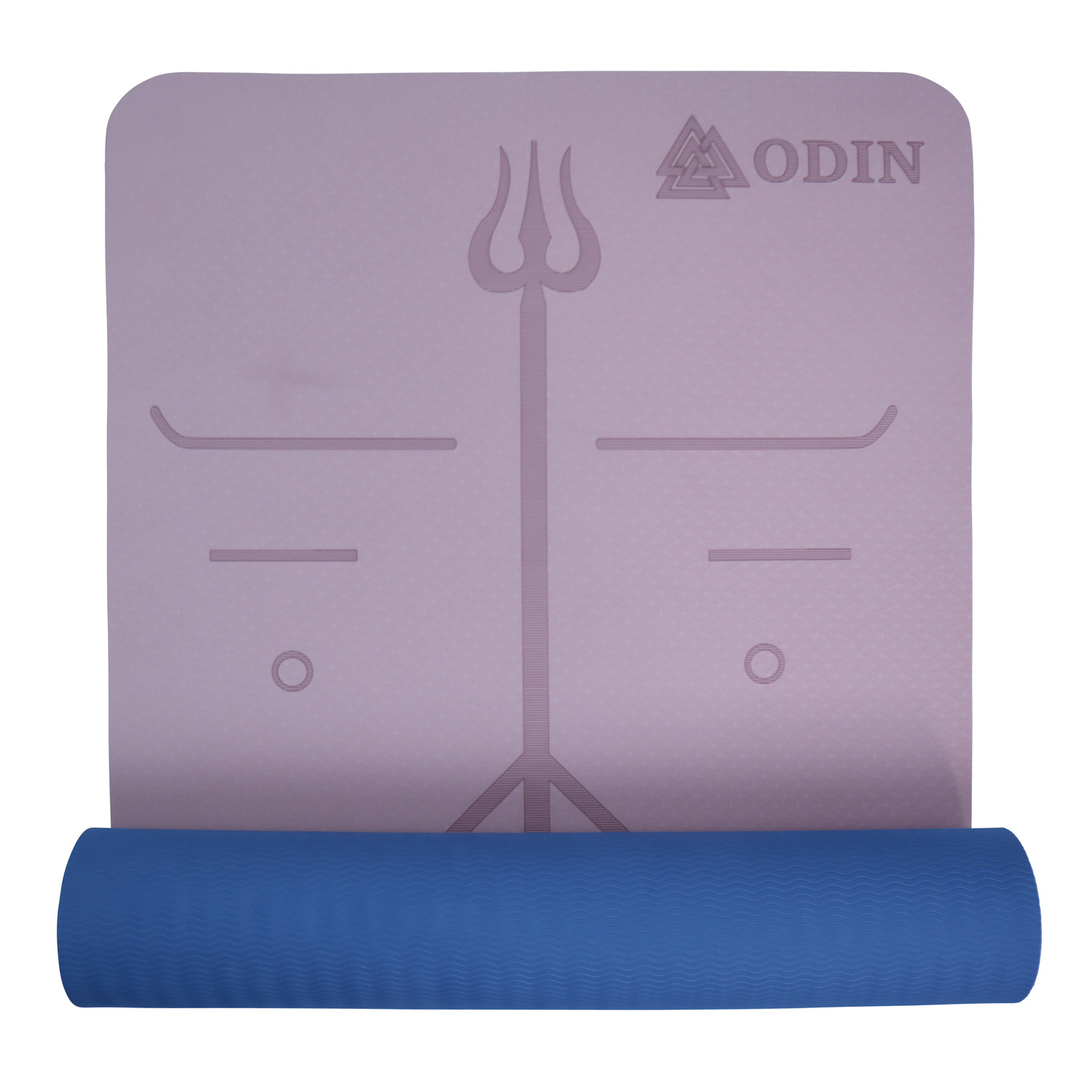 Odin Dual TPE Yogamåtte – Pink & Blå til Optimal Træning!