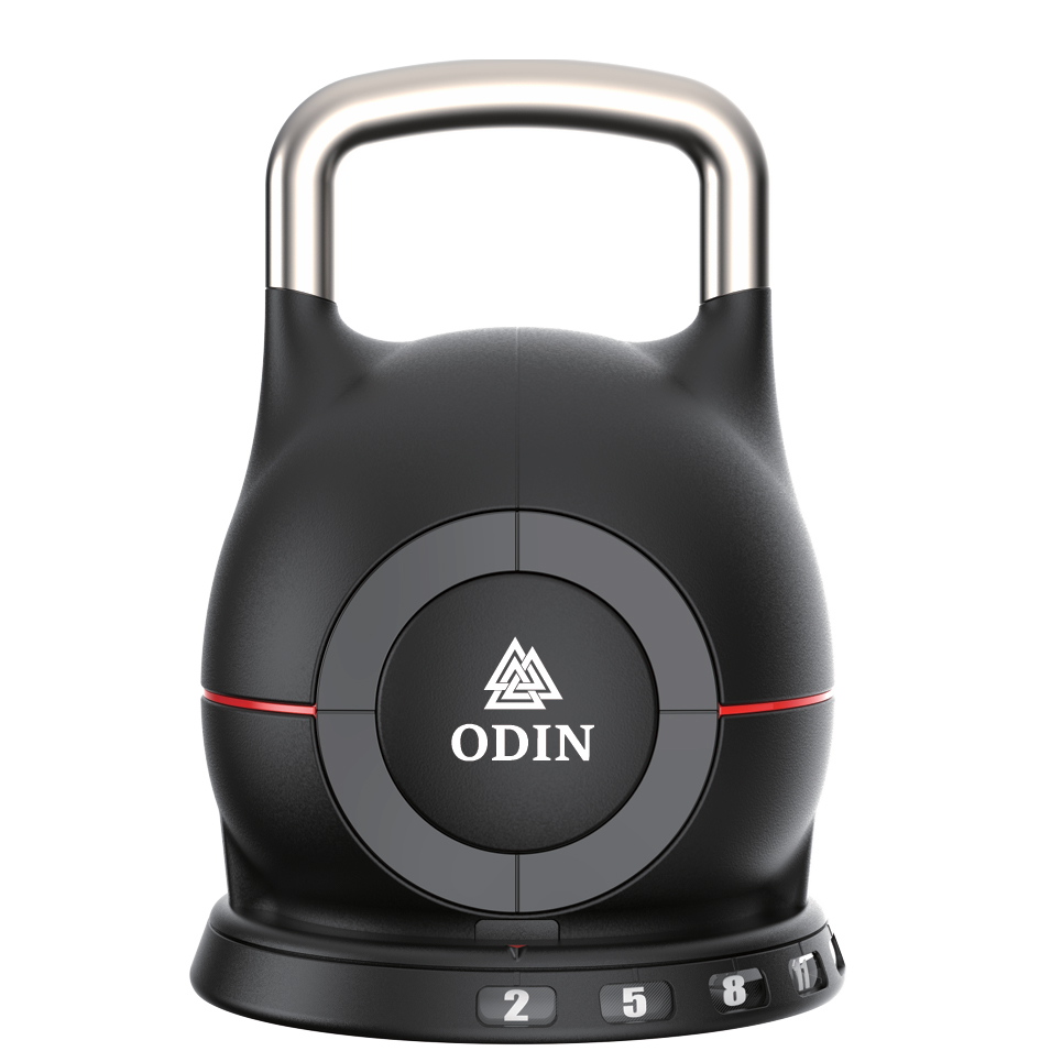 Odin Justerbar Kettlebell 20kg – Styrketræning Tilbud!