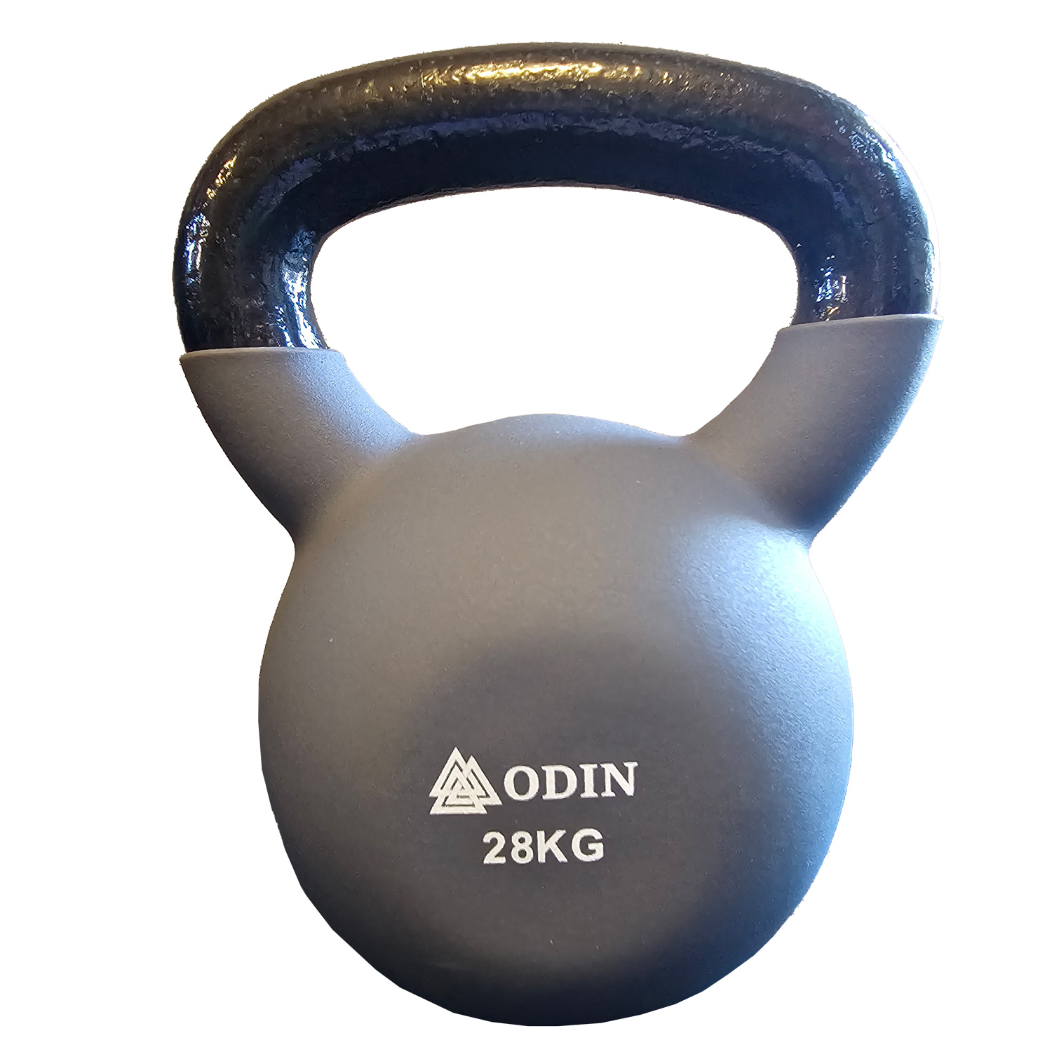 Odin 28kg Neopren Kettlebell til Effektiv Hjemmetræning - Bestil Nu!