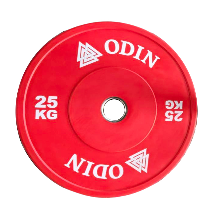Odin Olympic Farvet Bumper Vægtskive 25kg  1 Stk