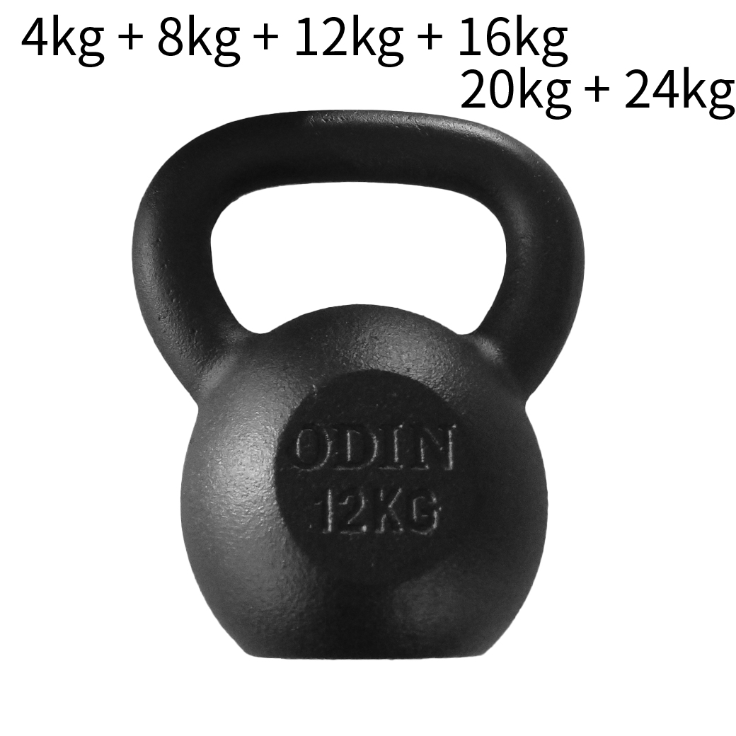 Odin Kettlebell Støbejern Pakketilbud Stor