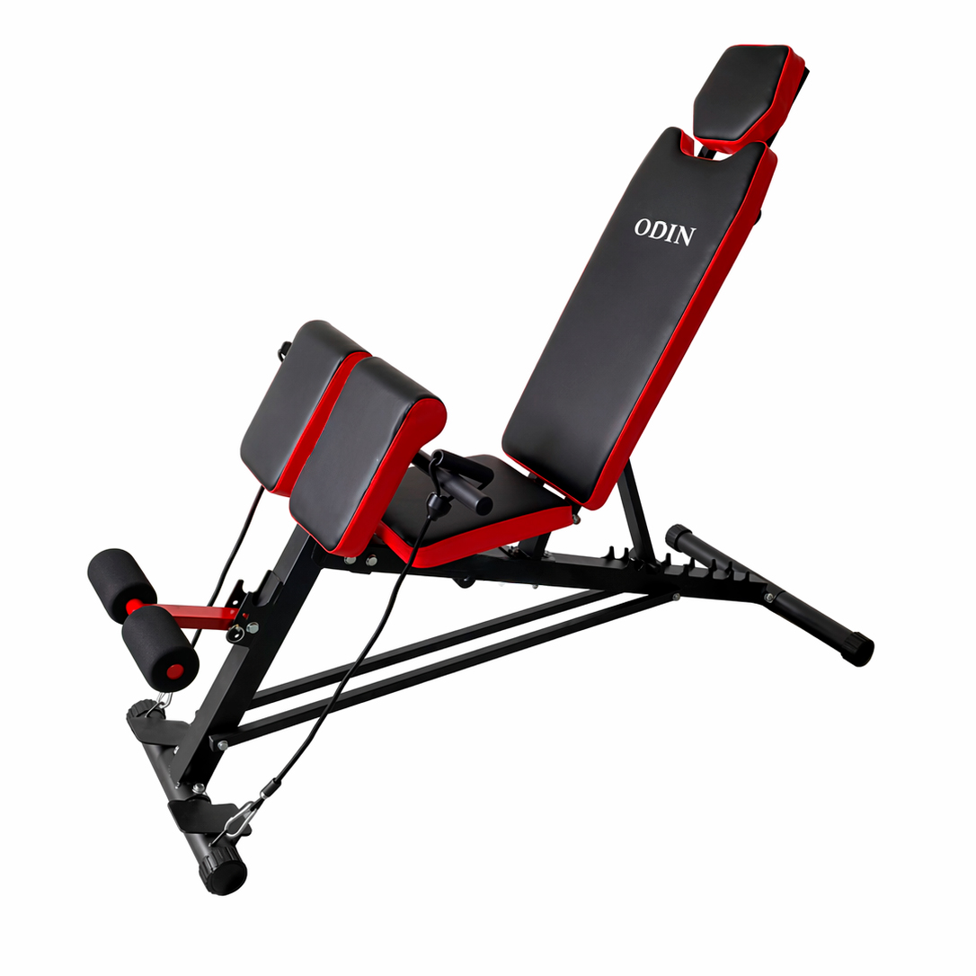 Odin Multi 6 In 1 Justerbar Træningsbænk   Hyperextension